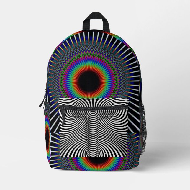All over custom print in full color Backpacks (Front)