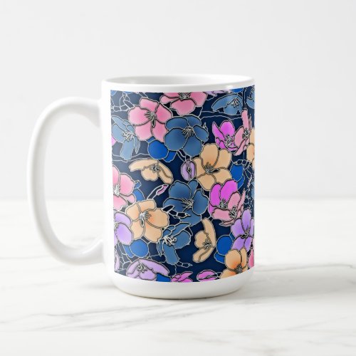 All Over Floral Pattern  Coffee Mug