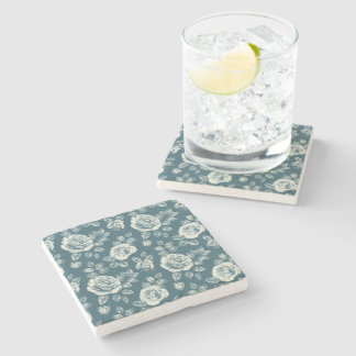 All Over Floral Stone Coaster