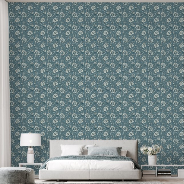 All Over Floral Wallpaper (Bedroom)