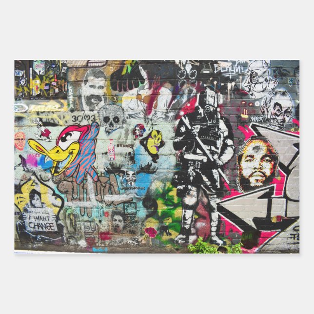 all over it wrapping paper sheets (Front)