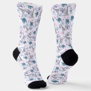 All-over Paris socks 