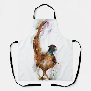 All-Over Pheasant Print Apron