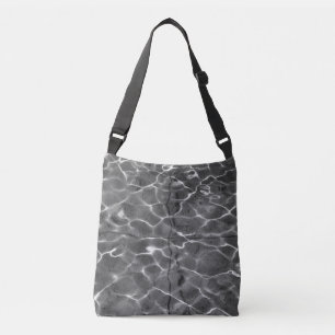 All-Over-Print Abstract Light Reflections On Water Crossbody Bag
