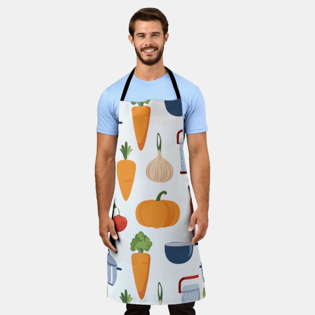 All-Over Print Apron (Worn)