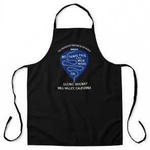 All-Over Print Apron 1911 Crookedest Railroad