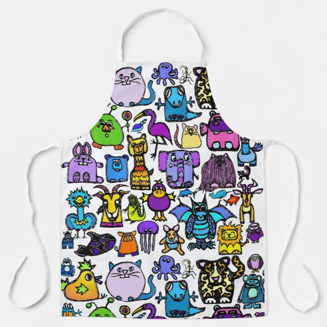 All-Over Print Apron - (Adult - Large) (Front)