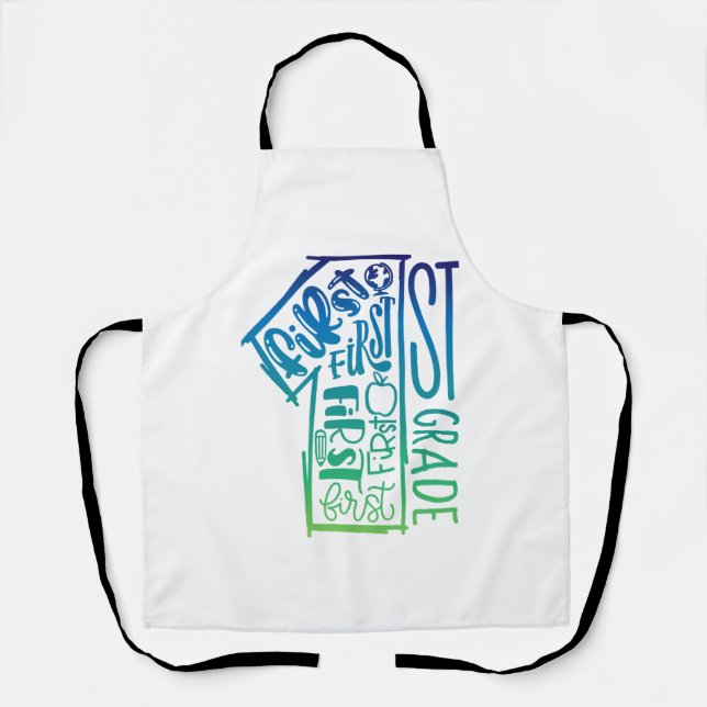 All-Over Print Apron Alaska design  (Front)