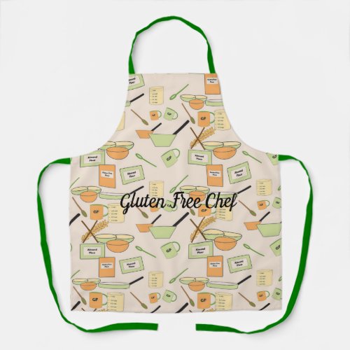 All_Over Print Apron for Gluten Free Cooks