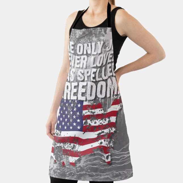All-Over Print Apron – Freedom Job (Insitu)