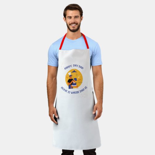 All_Over Print Apron happy day fathers
