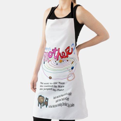 All Over Print Apron Happy Mothers Day 