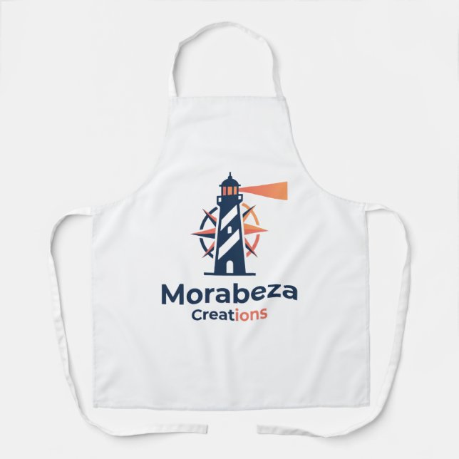 All-Over Print Apron Island Light: Morabeza Compas (Front)