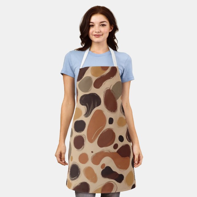 All-Over Print Apron, Medium Apron (Worn)