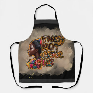 All-Over Print Apron, Medium – They Not Like Us Apron