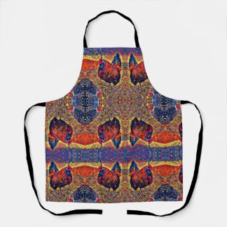 All-Over Print Apron RED ROOSTER