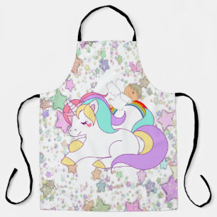 All Over Print Apron Unicorn Baby Angel