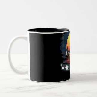 All-Over Print Apron Where is the quay, where is t Two-Tone Coffee Mug