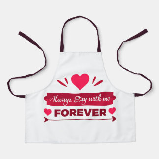 All Over Print Apron With Love Apron