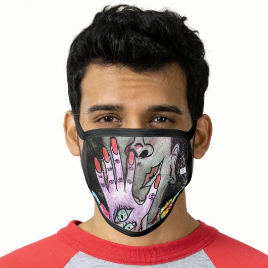 All-Over Print Face Mask (Worn Him)