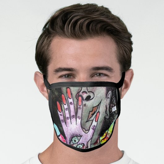 All-Over Print Face Mask (Worn Him)