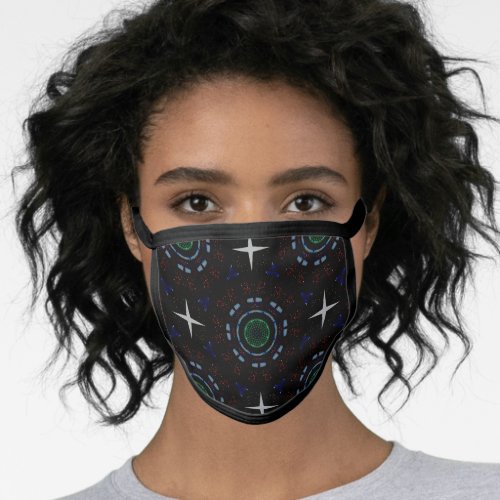 All_Over Print Face Mask Black White Red Blue Gree