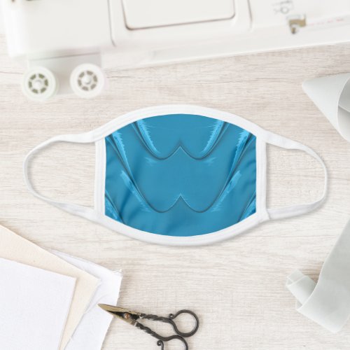 All_Over Print Face Mask Glossy Blue