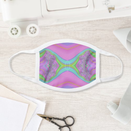All_Over Print Face Mask Pink Green Yellow
