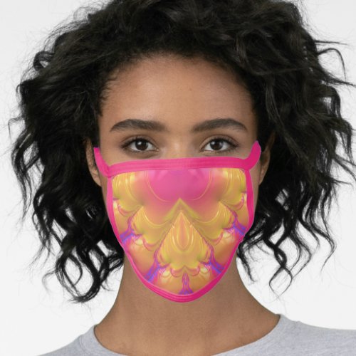 All_Over Print Face Mask Pink Yellow Blue