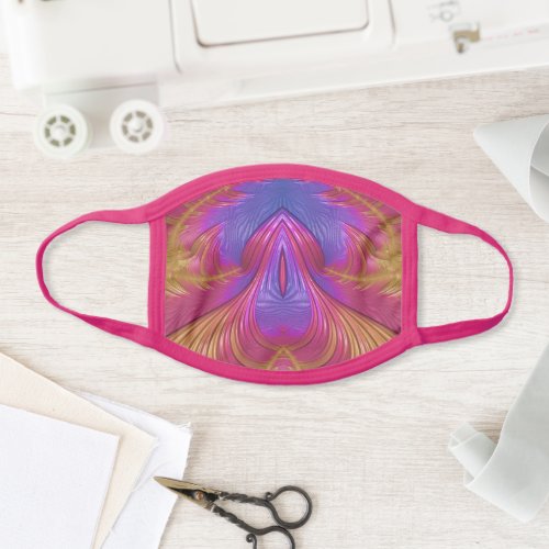 All_Over Print Face Mask Purple Yellow Pink