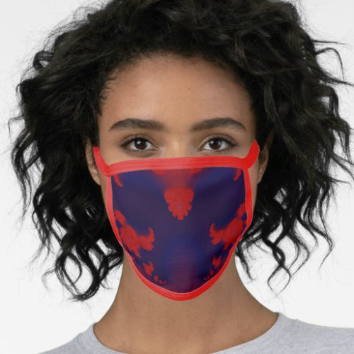 All_Over Print Face Mask Red Blue