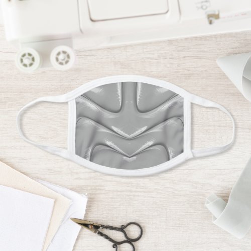 All_Over Print Face Mask Silver Gray