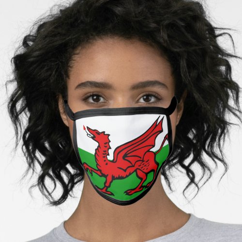 All_Over Print Face Mask Welsh dragon