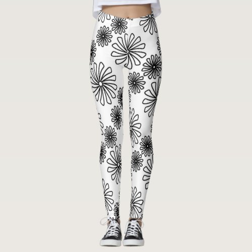 All_Over_Print Leggings  Flowers 