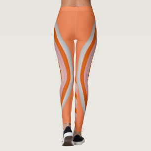 All Over Print Leggings with Circular Design