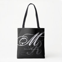 all-over-print monogram black tote bag all-over-print monogram black tote bag
