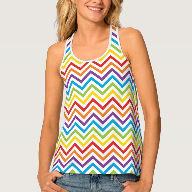 All -Over Print Racerback Tank Top (Front)