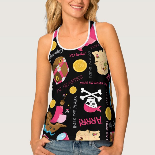 All -Over Print Racerback Tank Top (Front)