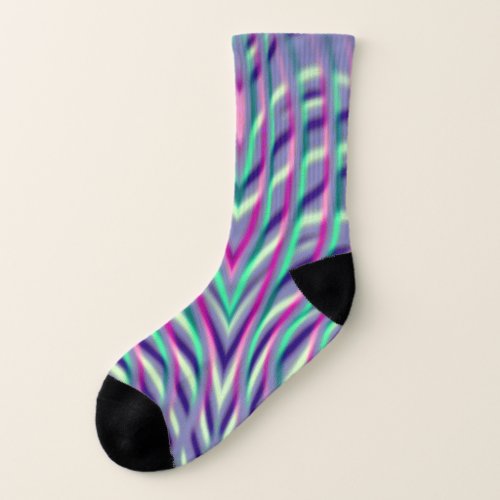 All_Over_Print Socks an unique multi color design Socks
