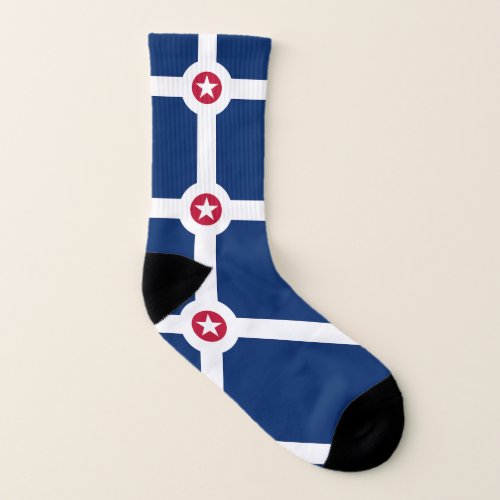 All Over Print Socks Flag of Indianapolis City