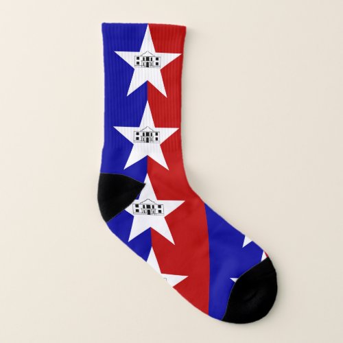 All Over Print Socks Flag of San Antonio