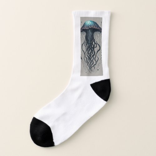 All_Over_Print Socks One Size Fits All US Men 5_ Socks