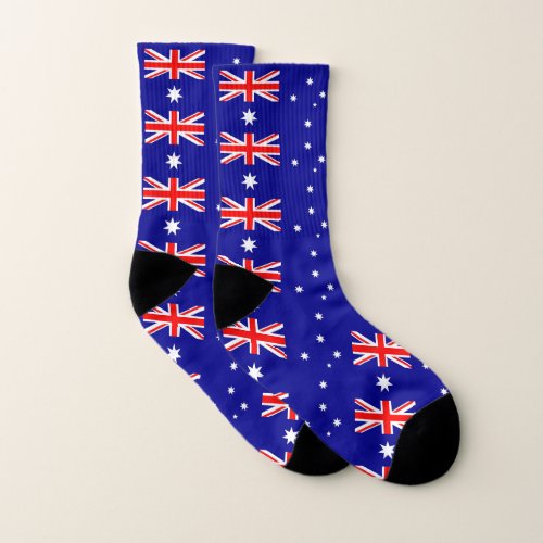 All Over Print Socks with Flag of Australia
