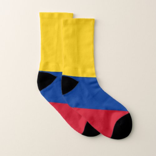 All Over Print Socks with Flag of Colombia