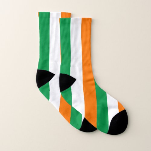 All Over Print Socks with Flag of Ireland