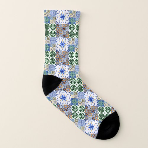 All_Over_Print Socks with pictures of Portuguese 