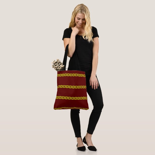 All-Over-Print Tote Bag, Large Bag (On Model)