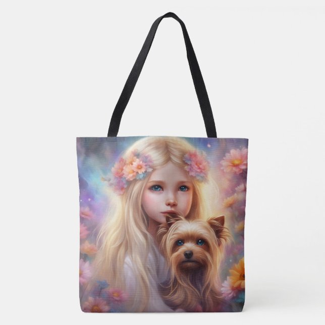 All-Over-Print Tote Bag, Large Bag (Front)