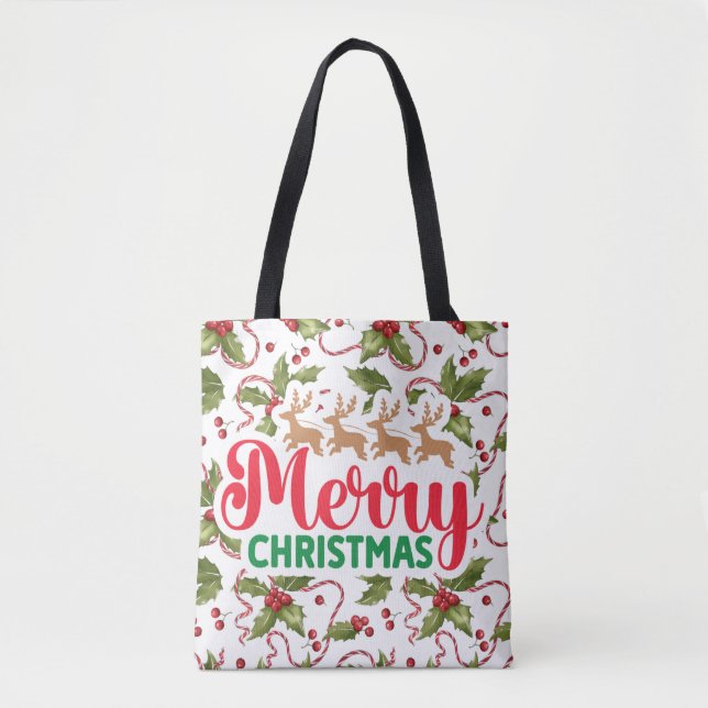 All-Over-Print Tote Bag, Medium Bag (Front)