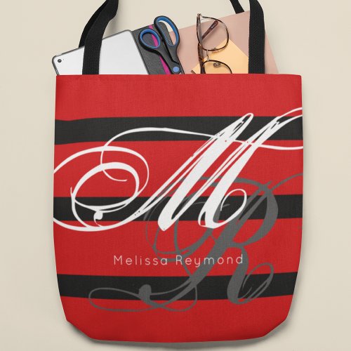 all_over_print tote bag with large red stripes
